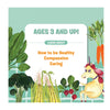 Children’s educational book cover featuring a unicorn and vegetables from Lolas Healthy Habits